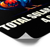 Chicken Rooster Funny Total Solar Eclipse April 20 Poster (Hoek)
