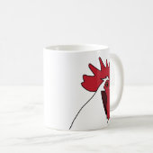 Chicken Rooster Koffiemok (Voorkant rechts)