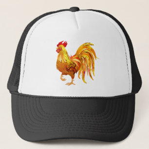 Chicken Rooster Modern Graphic Art Boerderij Bird  Trucker Pet