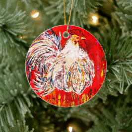 Chicken Rooster Ornament