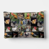 Chicken Rooster Photo Collage Etui (Achterkant)