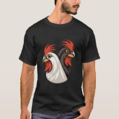 Chicken Rooster Poultry Boerderij Animal T-shirt (Voorkant)