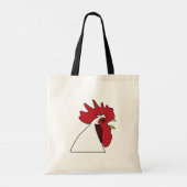 Chicken Rooster Tote Bag (Achterkant)