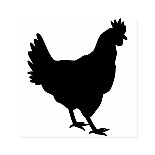Chicken Rubberstempel (Afrduk)