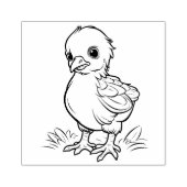 Chicken Rubberstempel (Afrduk)