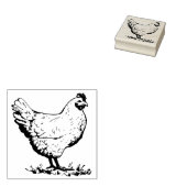 Chicken Rubberstempel (Gestempeld)