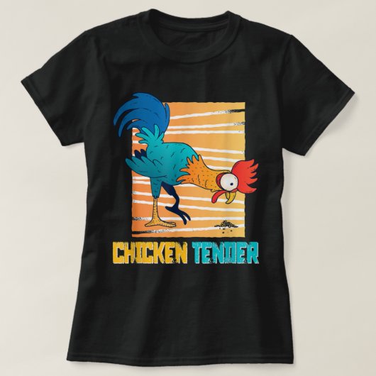Chicken Sandwich Shirt Funny zal werken voor kippe (Design voorkant)