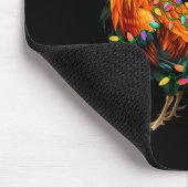 Chicken Santa Christmas Tree Funny Chicken Lover C Muismat (Hoek)