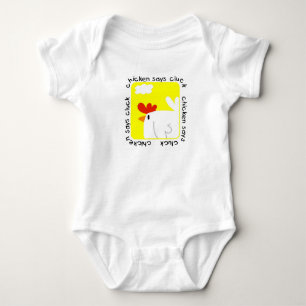 Chicken Says Cluck Boerderij Bodysuit
