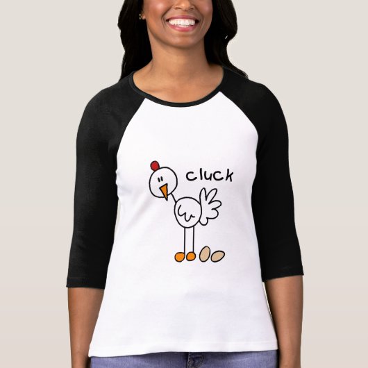Chicken Says Cluck Tshirts en Gifts (Voorkant)