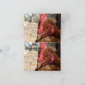 Chicken Scowl, add Your Message, Bedankkaart (Binnen)