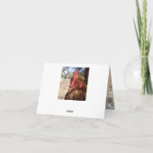 Chicken Scowl, add Your Message, Bedankkaart (Achterkant)