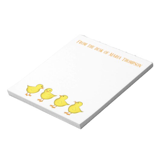 Chicken Scratch Chics Spring Whimsical Fun Notitieblok (Linkerzijde)