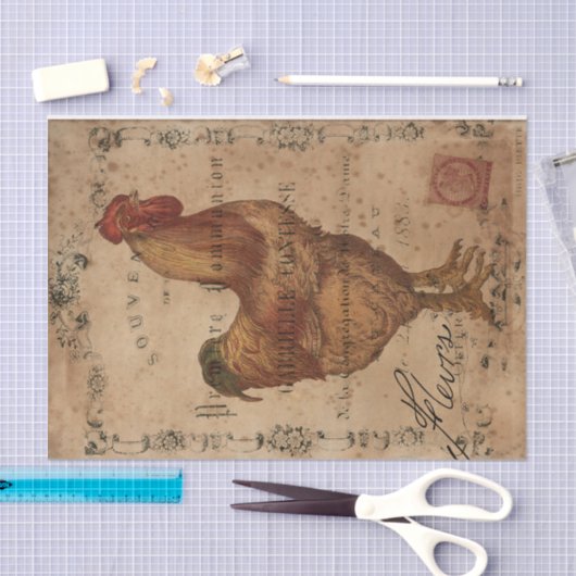 Chicken Scratch Tissuepapier (Craft)