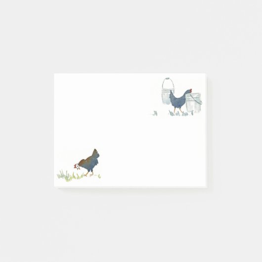 Chicken Scratches Post-it® Notes (Voorkant)