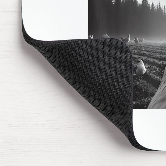 Chicken Selfie With Alien Ufo Tee Funny Gifts Men Muismat (Hoek)