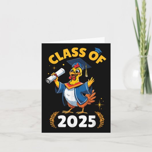 Chicken Senior CL van 2025 Afstuderen Day School C Kaart (Voorkant)