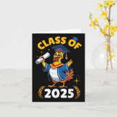 Chicken Senior CL van 2025 Afstuderen Day School C Kaart (Gele Bloem)