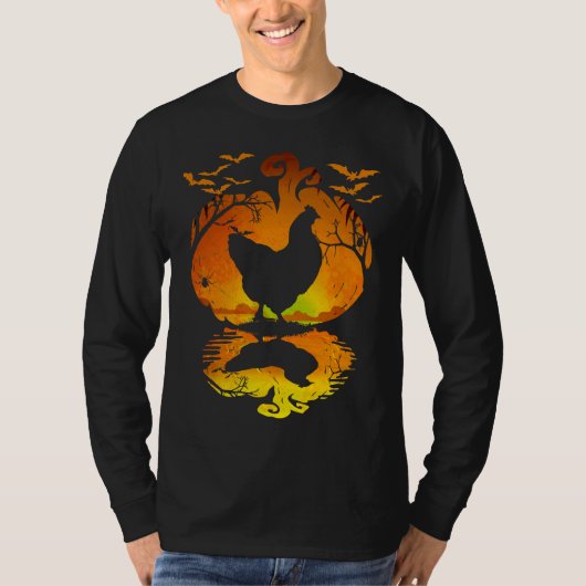 Chicken Silhouet T-shirt (Voorkant)