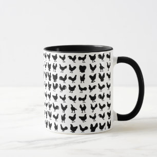 Chicken Silhouettes Mok