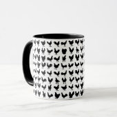 Chicken Silhouettes Mok (Voorkant links)