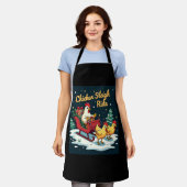 Chicken Sleigh Ride Schort (Gedragen)