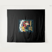 Chicken Sleigh Ride Wandkleed (Voorkant (horizontaal))