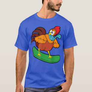 Chicken Snowboard Snowboarder Snowboarding Snow Fu T-shirt