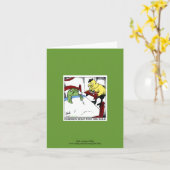 Chicken Soup 4 The Single Cartoon Notecard Kaart (Gele Bloem)
