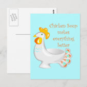 Chicken Soup Briefkaart (Voorkant / Achterkant)