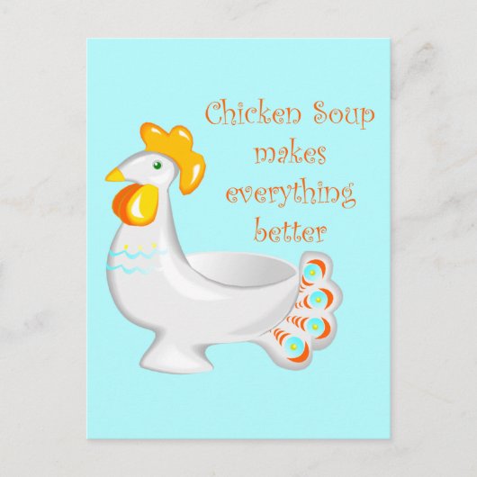 Chicken Soup Briefkaart (Voorkant)