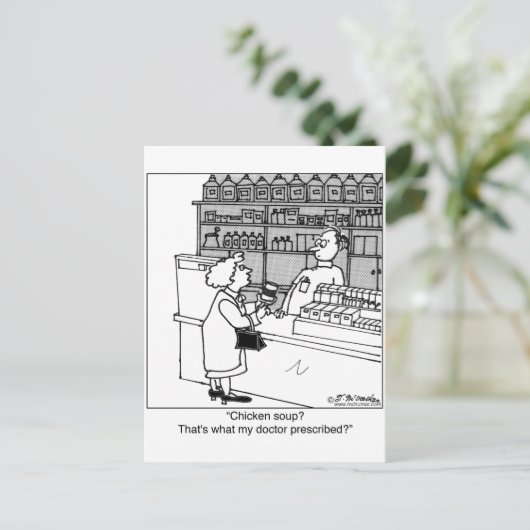 Chicken Soup is mijn recept? Briefkaart (Staand voorkant)