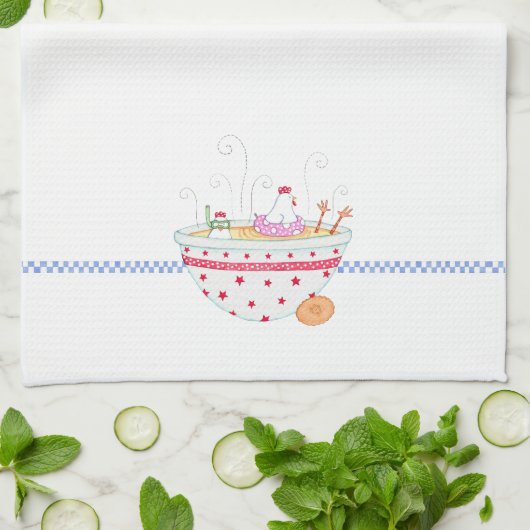 Chicken Soup - Kitchen Towel Theedoek (Gevouwen)