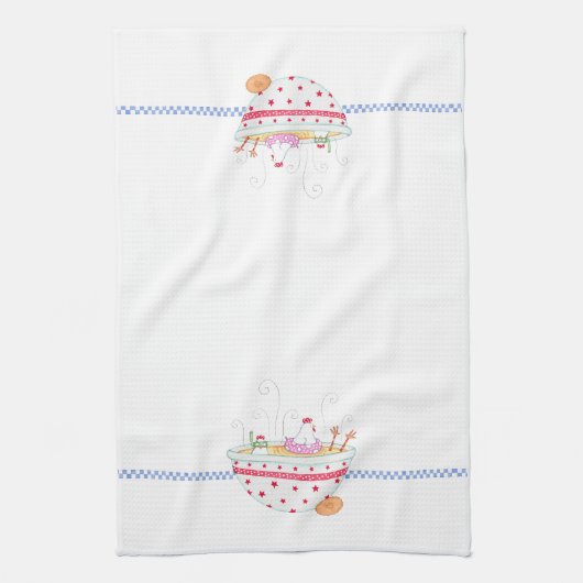 Chicken Soup - Kitchen Towel Theedoek (Verticaal)
