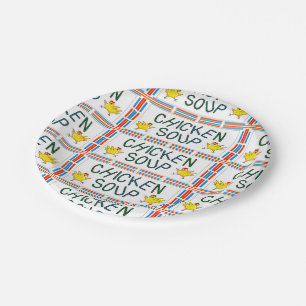 Chicken Soup Papieren Bordje