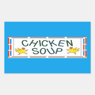 Chicken Soup Rechthoekige Sticker