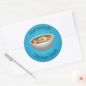 Chicken Soup Ronde Sticker (Envelop)
