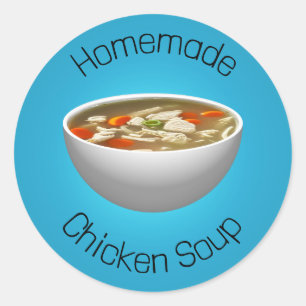 Chicken Soup Ronde Sticker