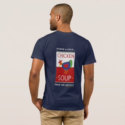 Chicken Soup T-shirt (Achterkant volledig)