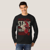 Chicken Stare T-shirt (Voorkant volledig)