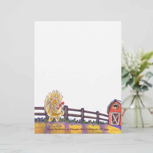 Chicken Stationery (Staand voorkant)