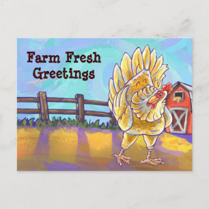 Chicken Stationery Briefkaart