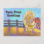 Chicken Stationery Briefkaart (Voorkant)