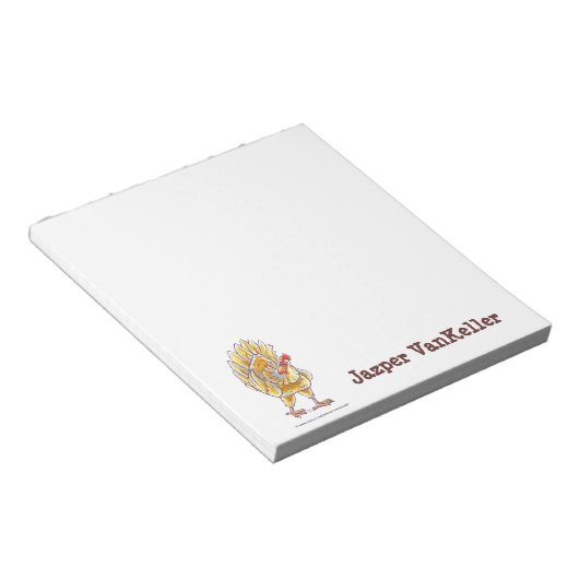 Chicken Stationery Notitieblok (Schuin)