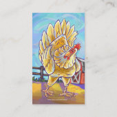 Chicken Stationery Visitekaartje (Achterkant)