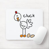 Chicken Stick Figuur Mousepad Muismat (Met muis)