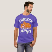 Chicken Strips Fried Tenders Hot Wing Fingers T-shirt (Voorkant volledig)