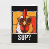 Chicken Sungles Animal Farm Funny For Farmer Men W Kaart (Voorkant)