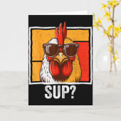 Chicken Sungles Animal Farm Funny For Farmer Men W Kaart (Gele Bloem)