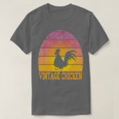 Chicken Sunset Design Triblend T-shirt (Design voorkant)